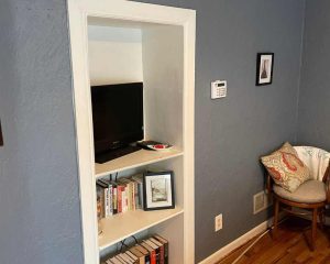 Tv place in a living room